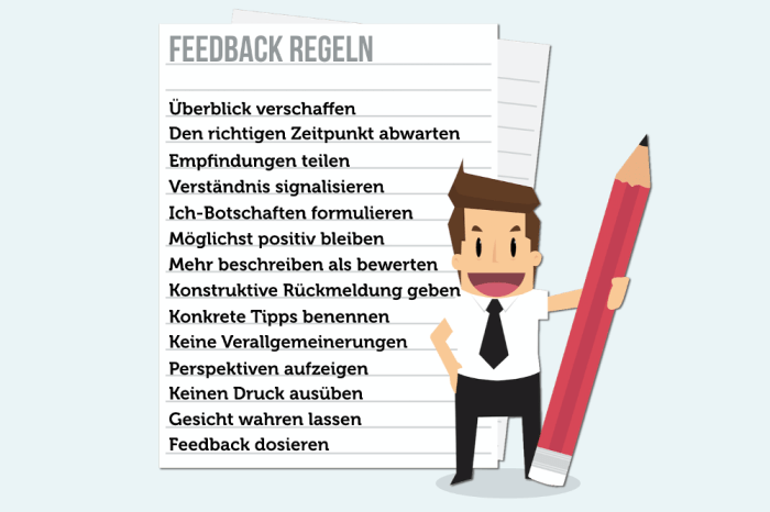 Feedback geben und annehmen für persönliches Wachstum