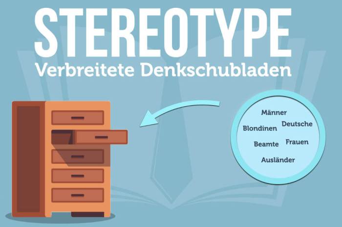 Stereotypen und Pauschalisierungen hinterfragen